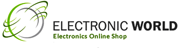 Electronic world logo